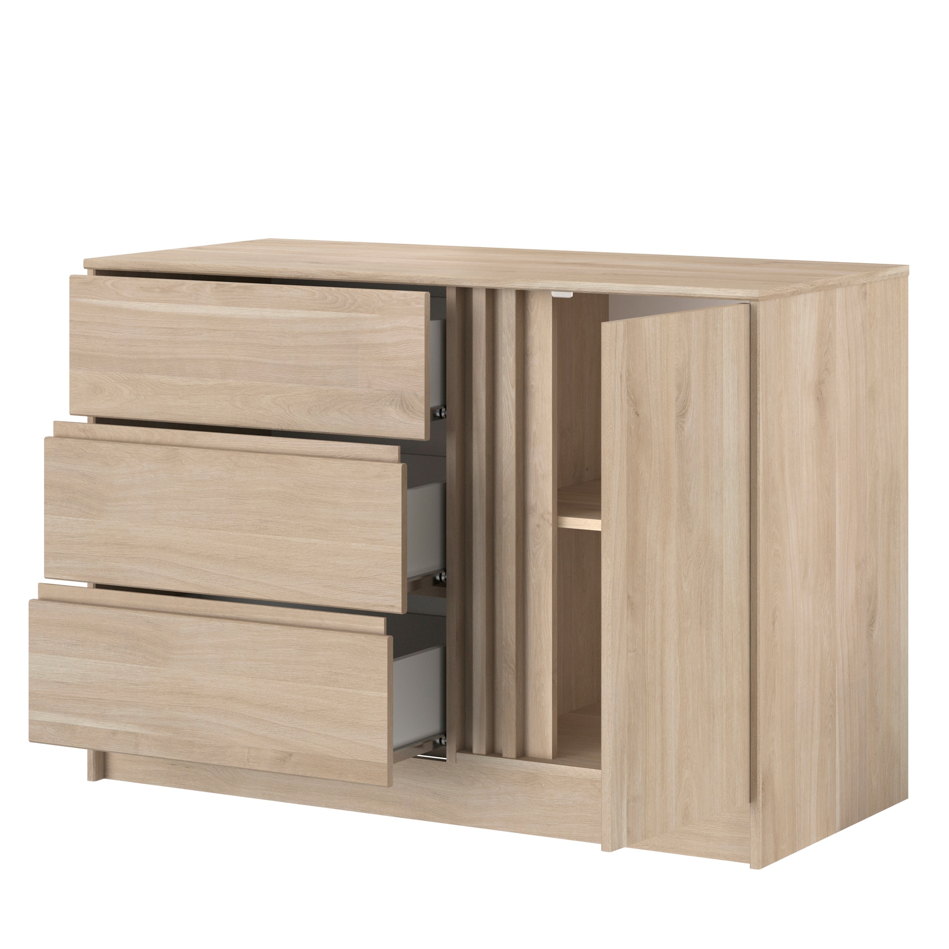 Parisot Kinder-Kommode ESCALE 5 braun