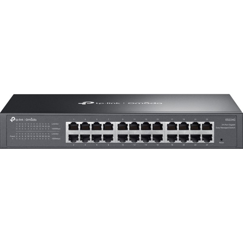 TP-Link Omada ES224G commutateur réseau Géré L2 Gigabit Ethernet (10/100/1000) Noir