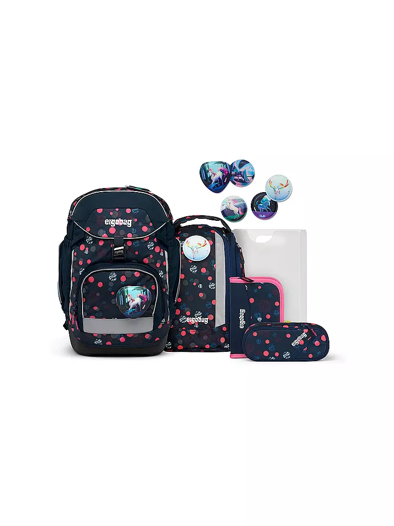 ERGOBAG Schultaschen Set 6tlg. Pack - PhanBärsiewelt schwarz