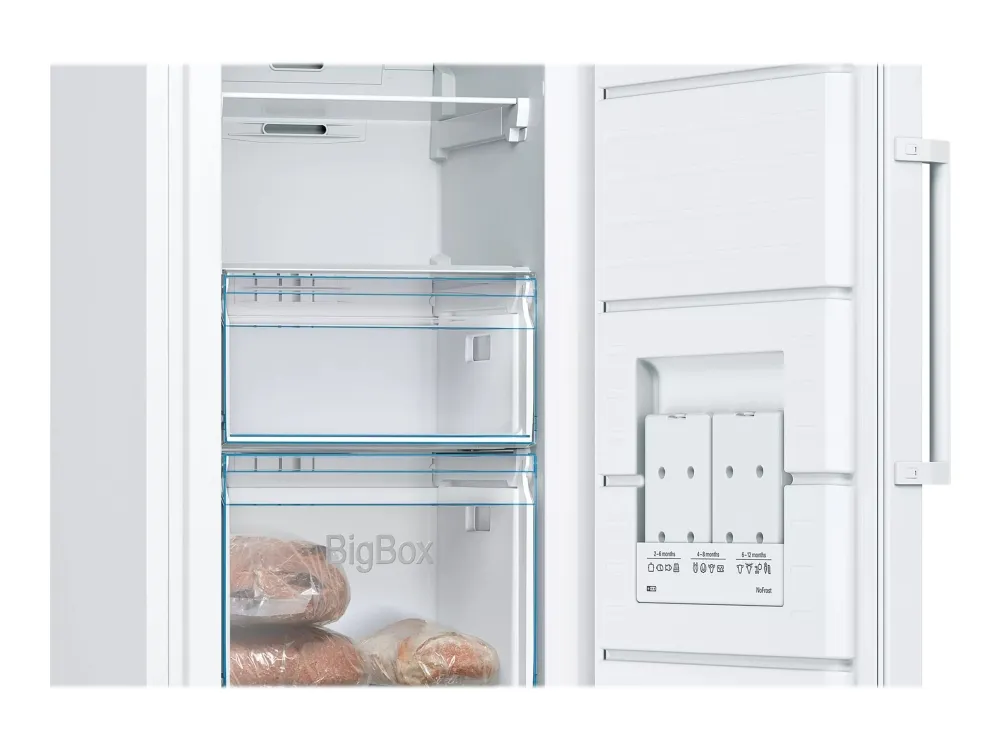 Bosch Serie | 4 GSN29VWEP - Fryser - stående - bredde: 60 cm - dybde: 65 cm - højde: 161 cm - 200 liter - Klasse E - hvid