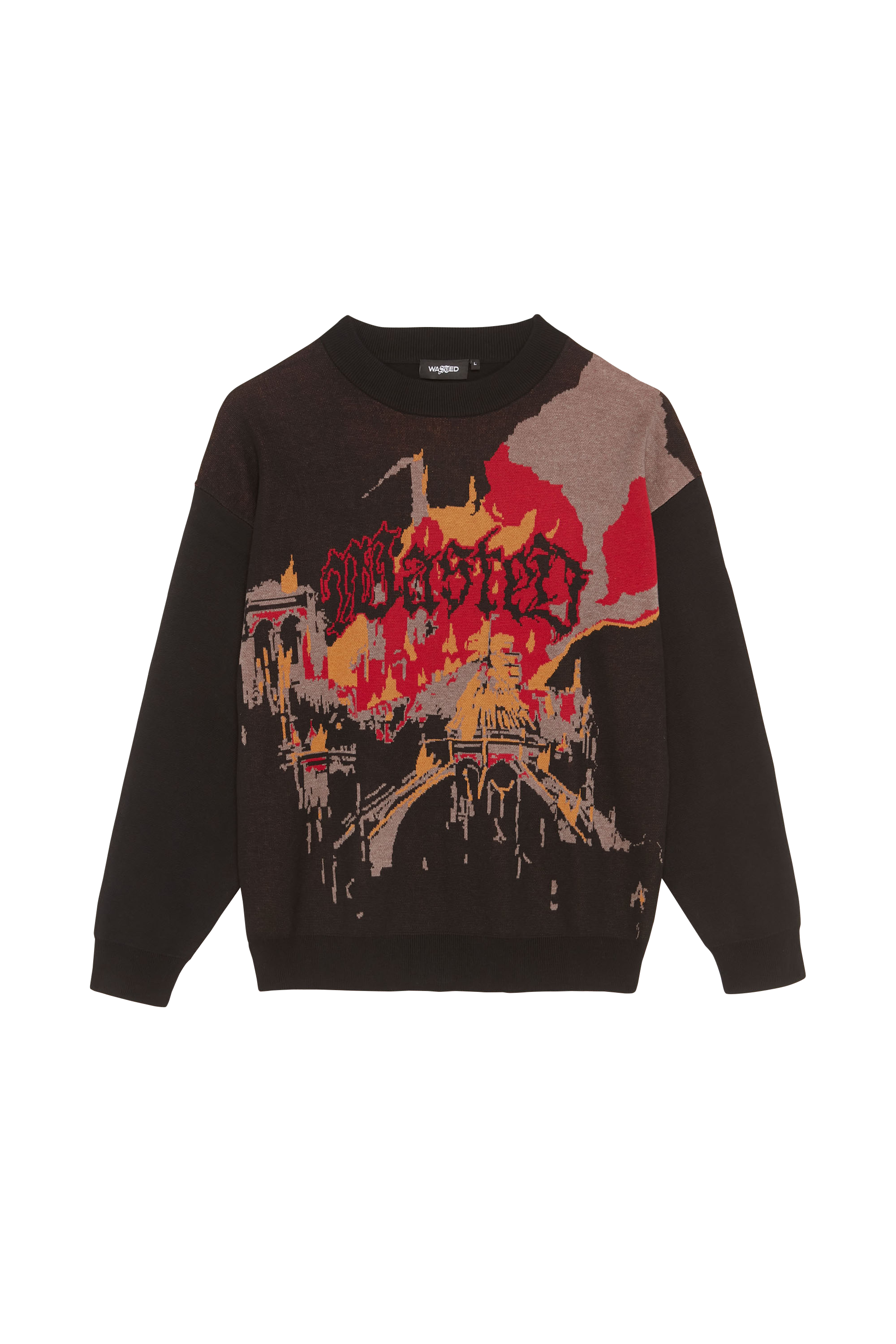 WASTED Pull SWEATER BELLS Noir