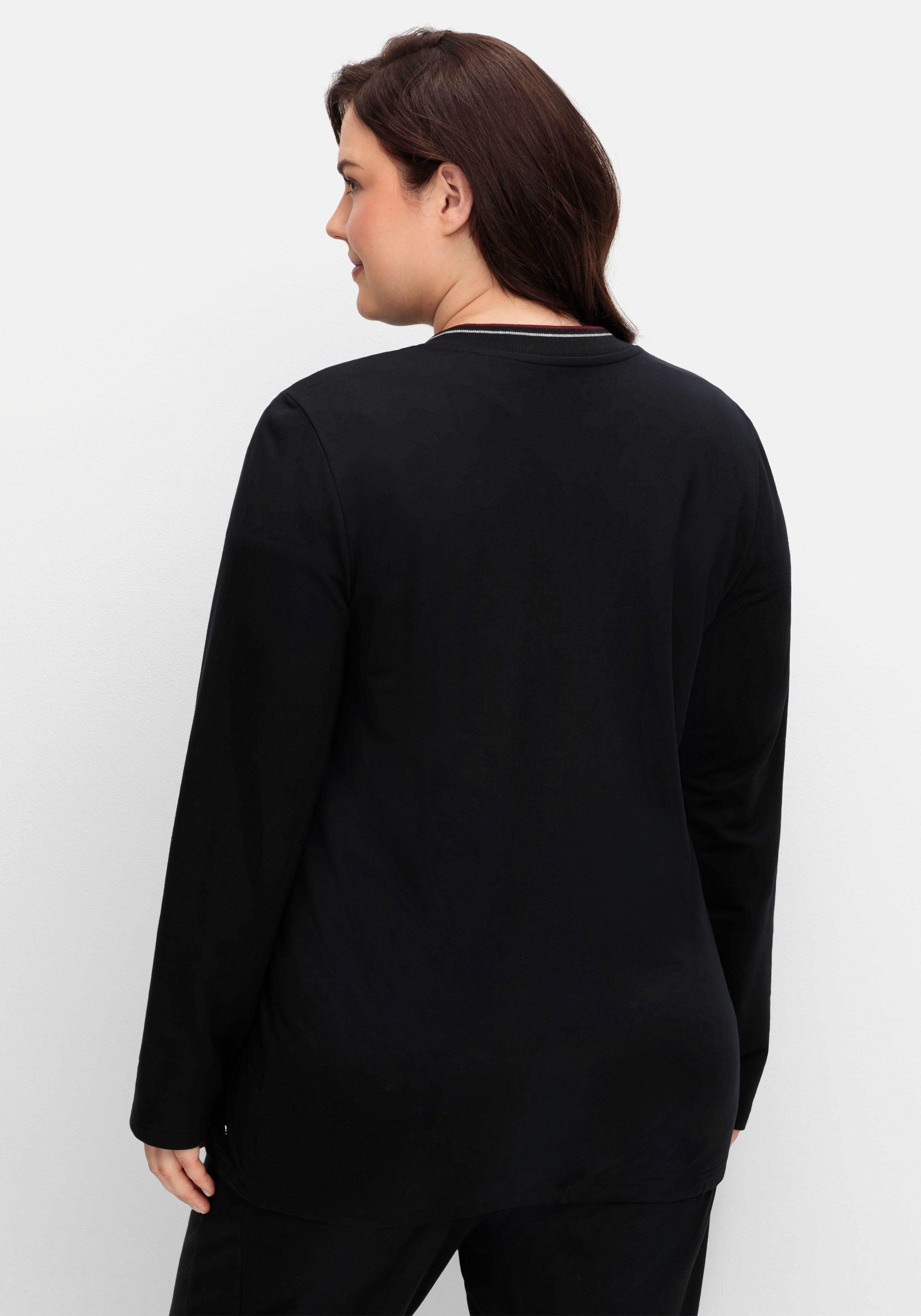 Sweatjacke mit Taschen und Saum-Tunnelzug