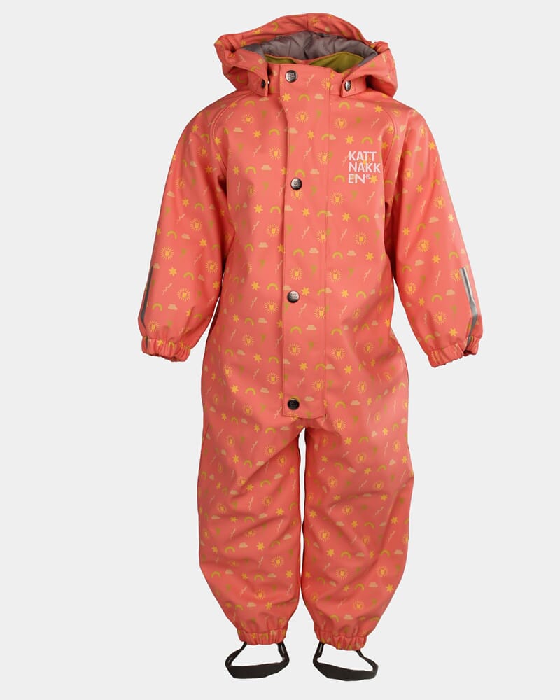 Babyregndress Dugg stokkrose - Kattnakken - Rumpetroll
