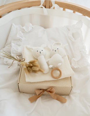 Jabadabado Bunny Teppe Gavesett, Hvit
