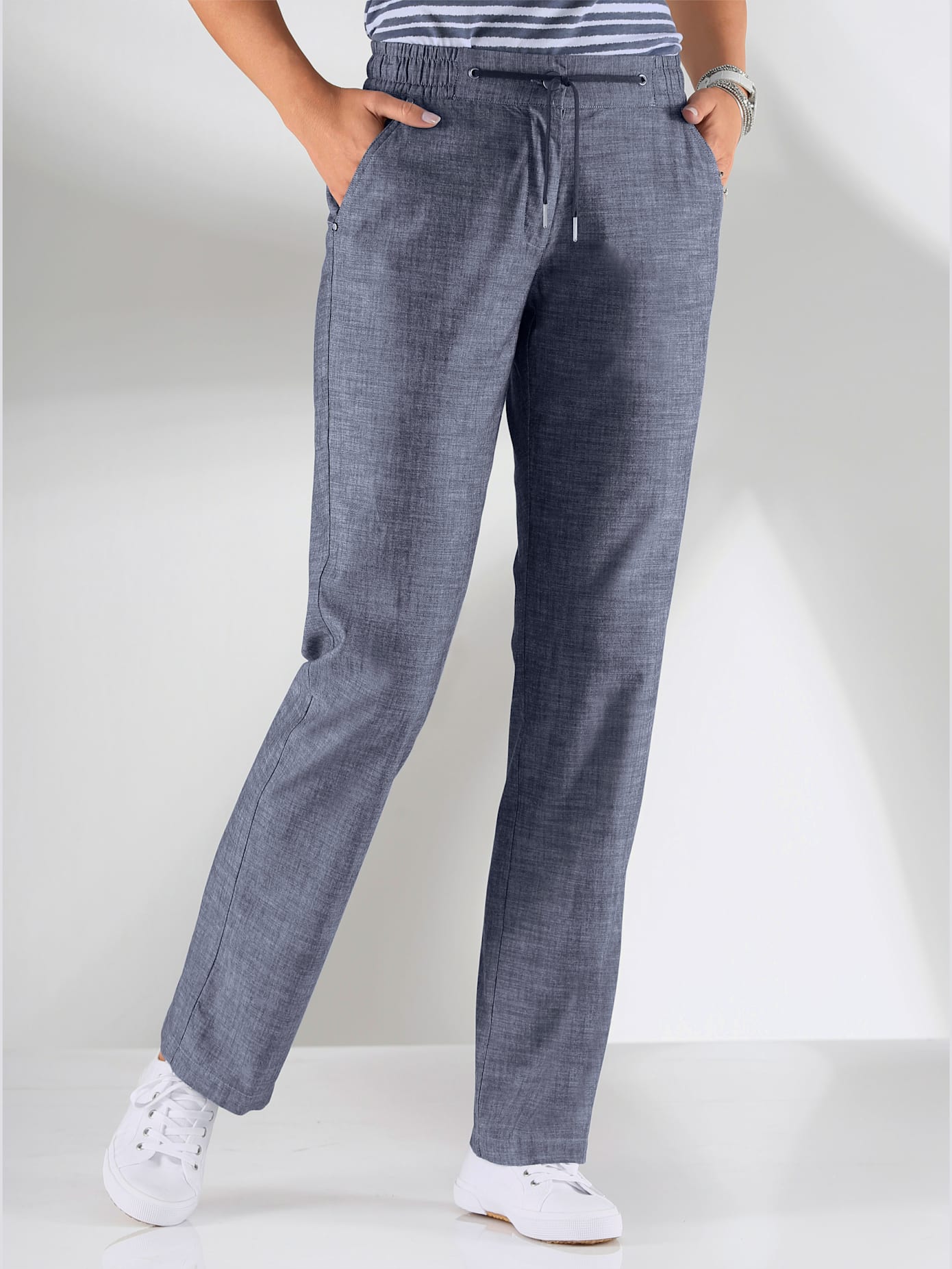 Pantalon coupe sportive ceinture élastique