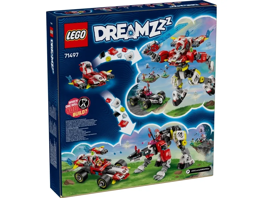 LEGO DREAMZzz 71497 Coopers tiger-mech og Zeros hotrod-bil