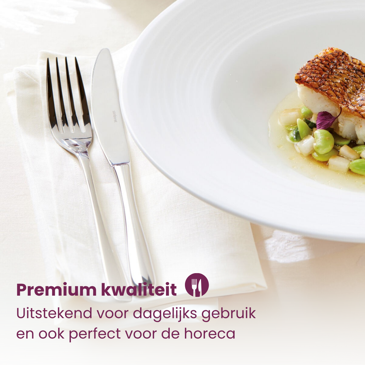 Sambonet Bestekset Taste Mirror - RVS - 4 Delig | 1 persoon