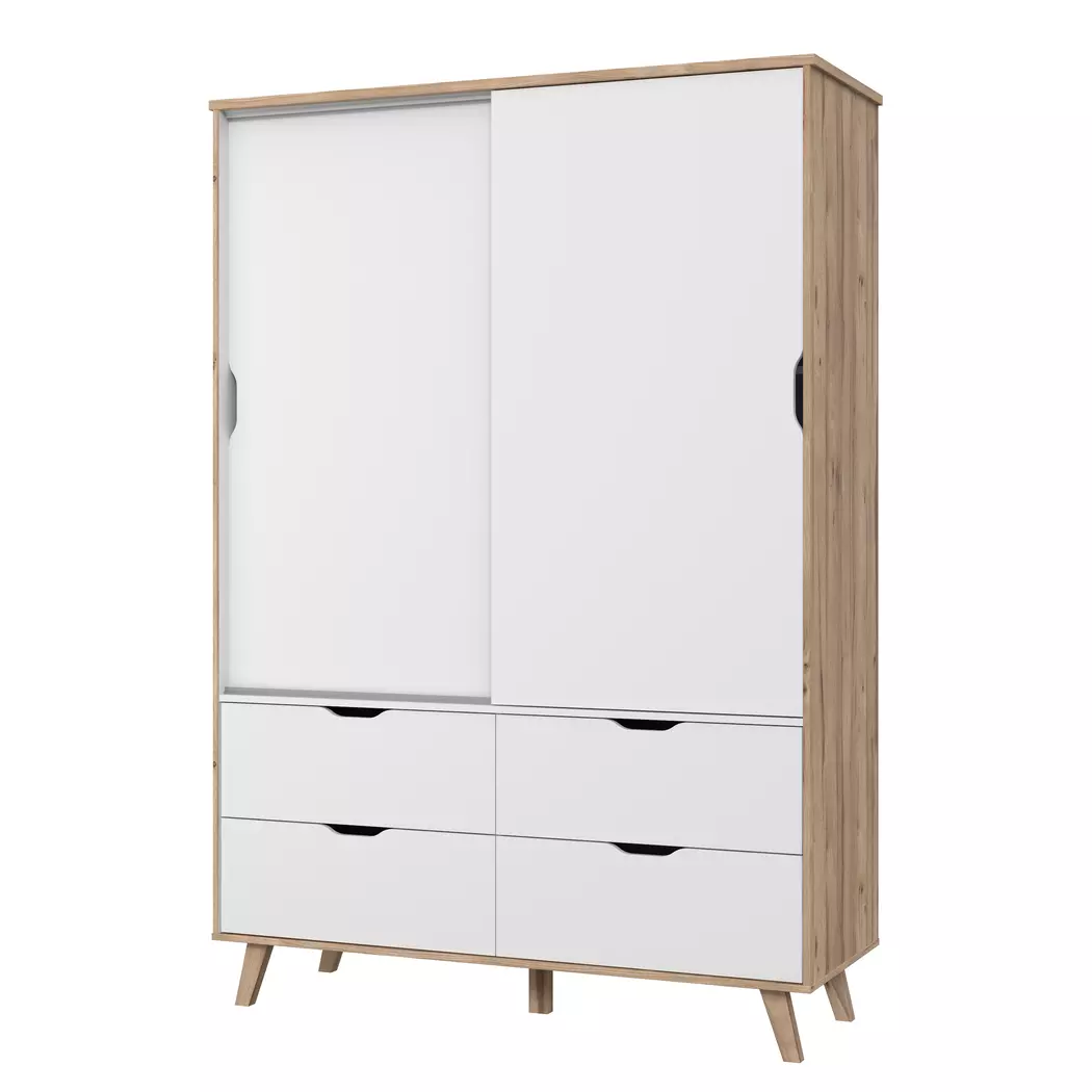 Schwebetürenschrank Vankka 139 x 202 cm