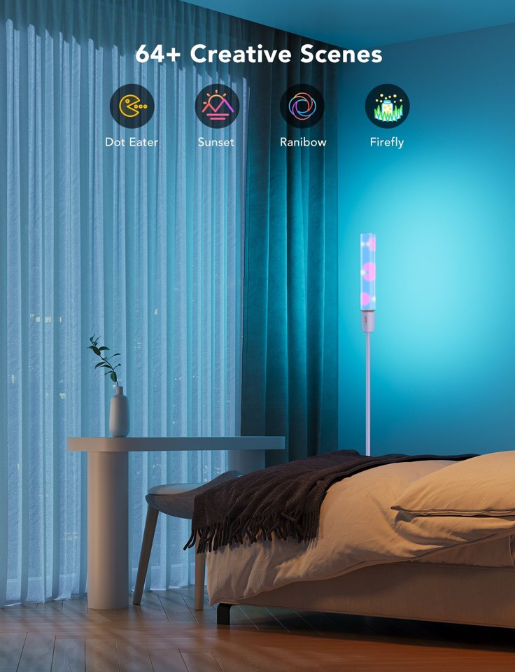 Govee - RGBICWW Cylinder Floor Lamp