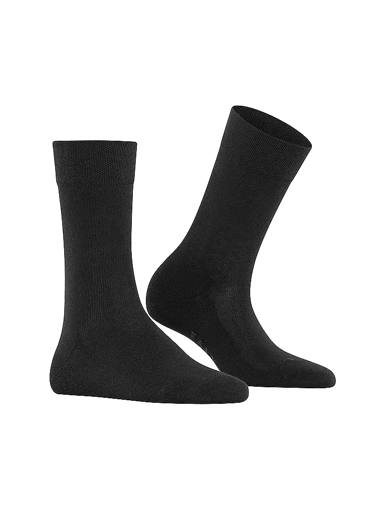 FALKE Socken SENSITIVE LONDON  schwarz