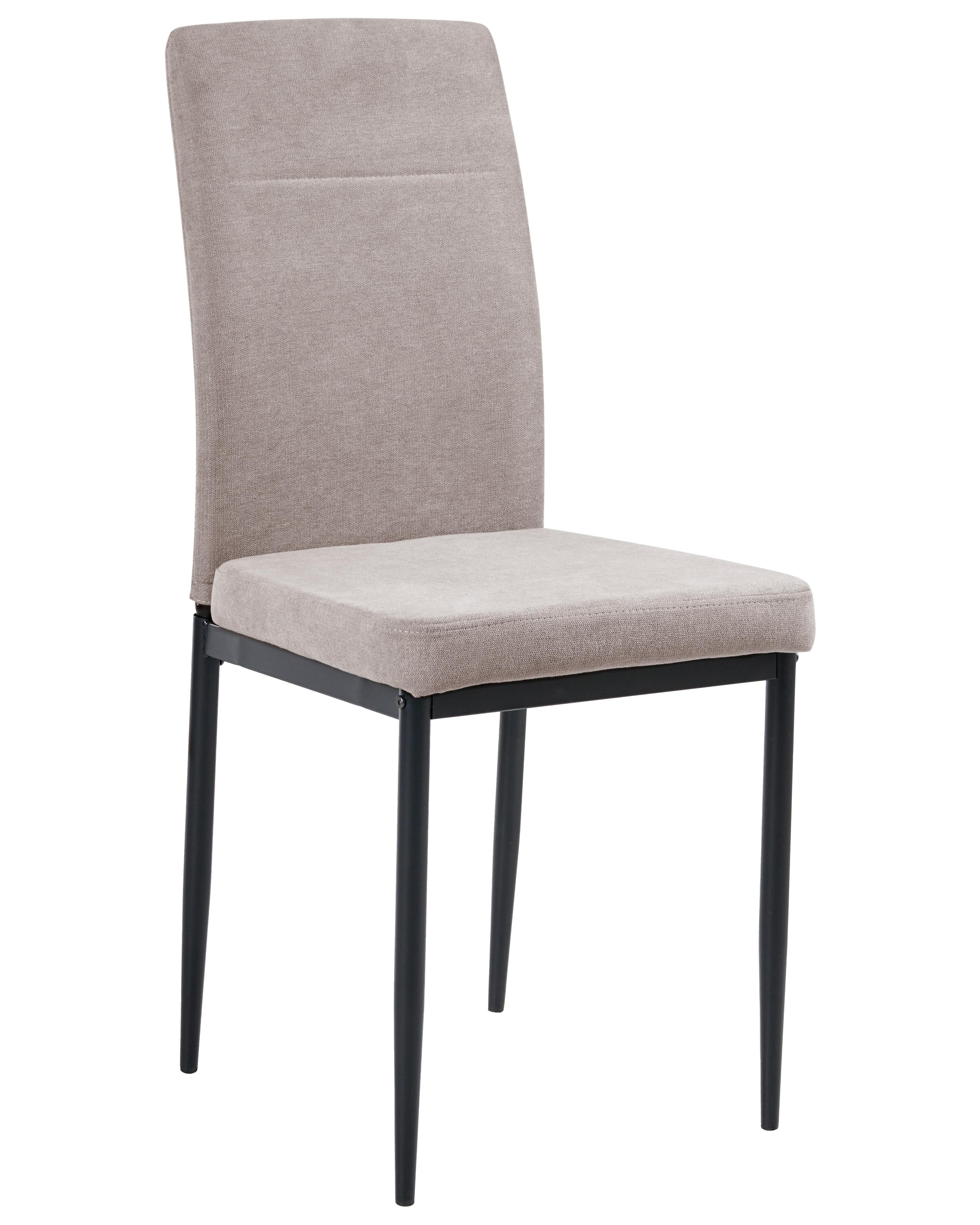 Set van 4 eetkamerstoelen RINER Stof Taupe