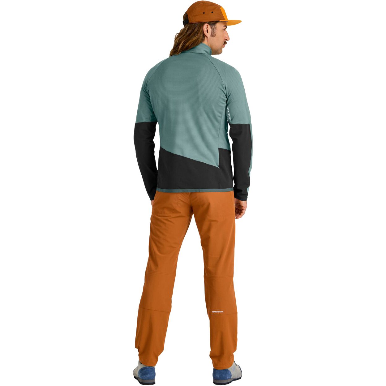ORTOVOX Fleece Rib Jacke Herren arctic grey