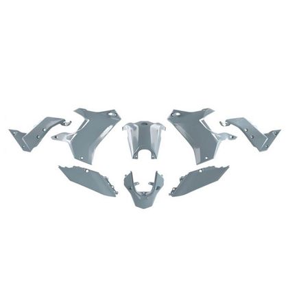 Kit plastiques R-tech 8p Yamaha T7 Gris clair - Gris / Gris