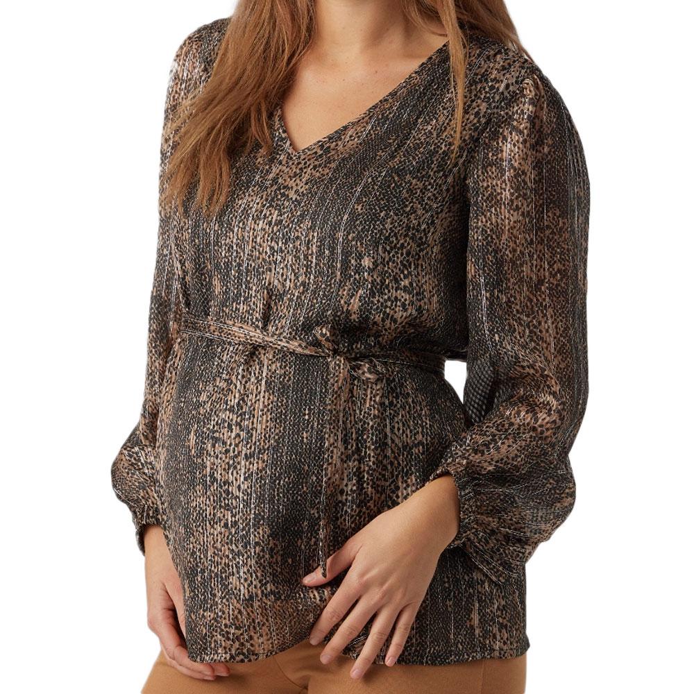 Vero Moda Maternity Blouse de Grossesse Noir/Marron Femme Vero Moda Maternity 20018589
