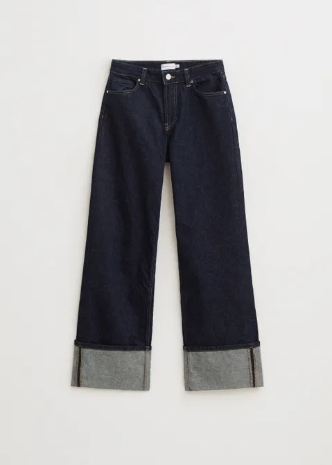 Turn-up rinse jeans jeans (BLW.RSD)