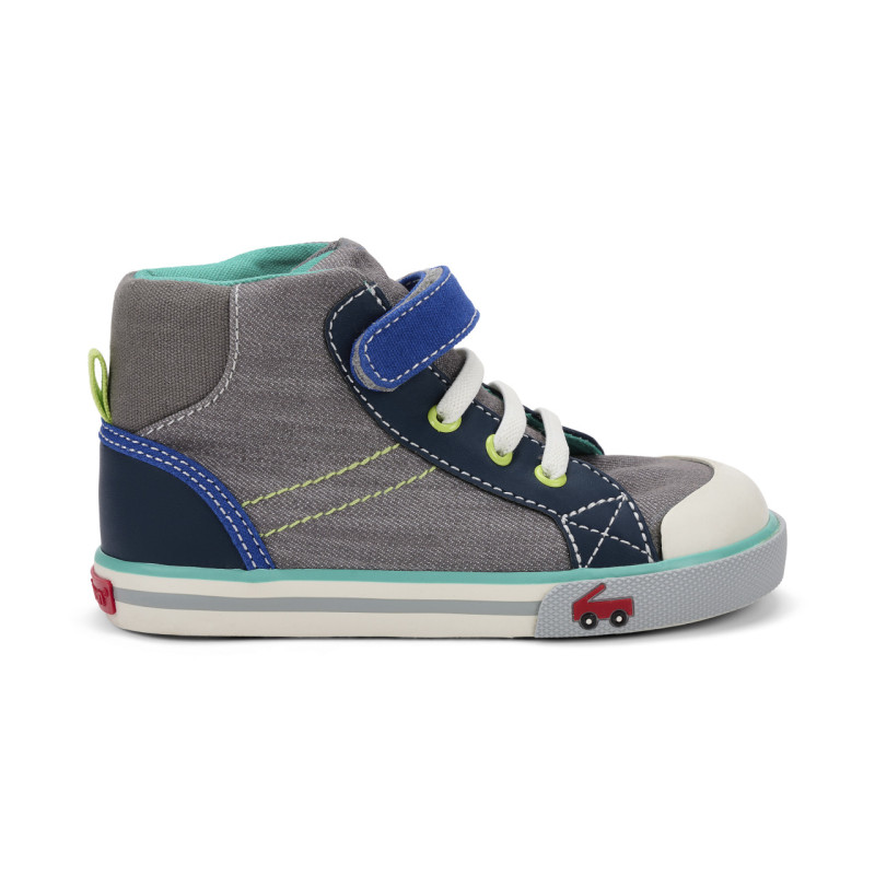 See Kai Run See Kai Run SKR Dane Gray Denim Blue
