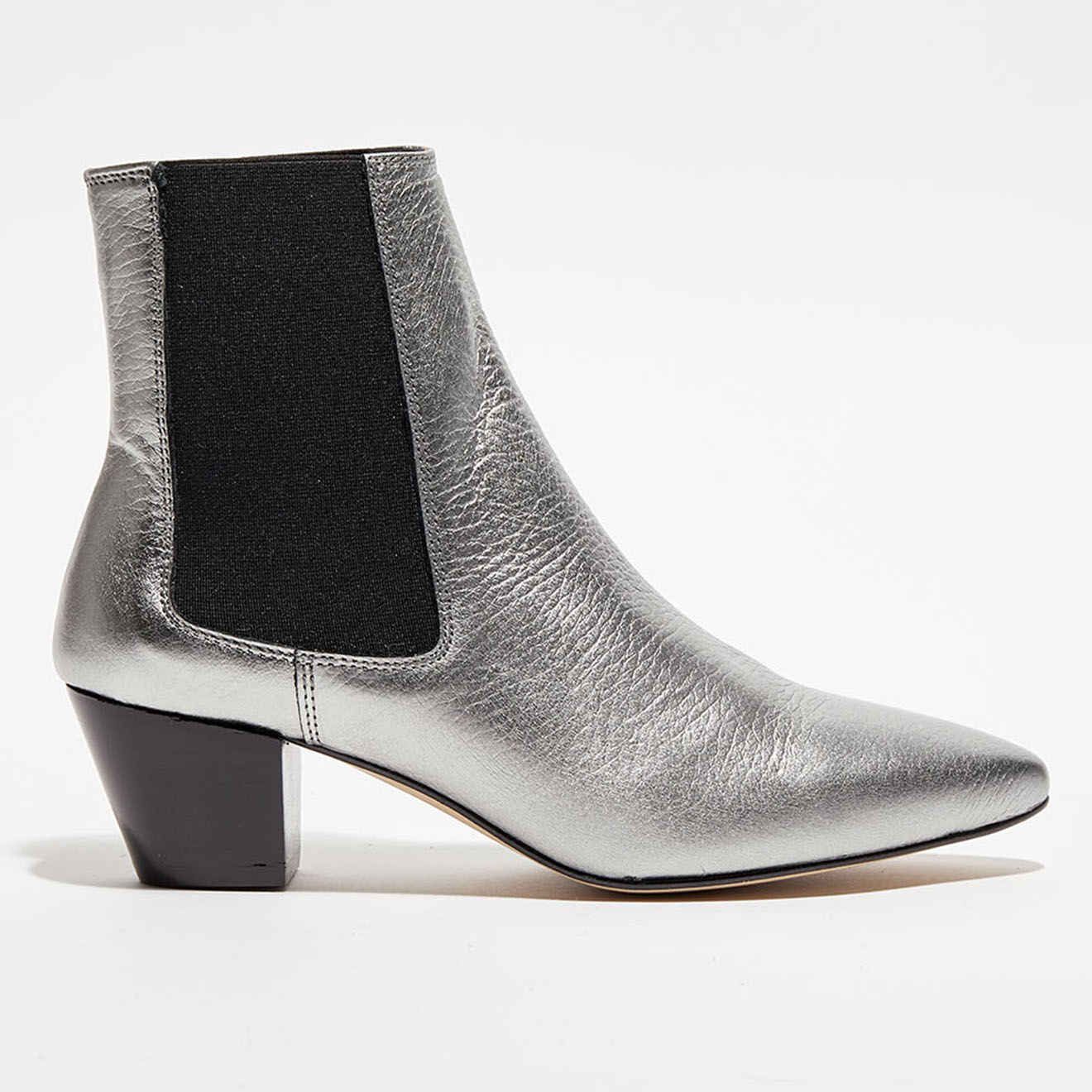 Anaki Chelsea Boots en Cuir Marina étain