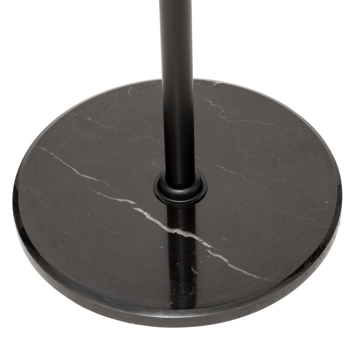 PORTE MANTEAUX BLACKMARBLE ET 6 TIGES METAL NOIR