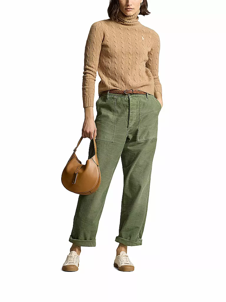 POLO RALPH LAUREN Rollkragenpullover camel