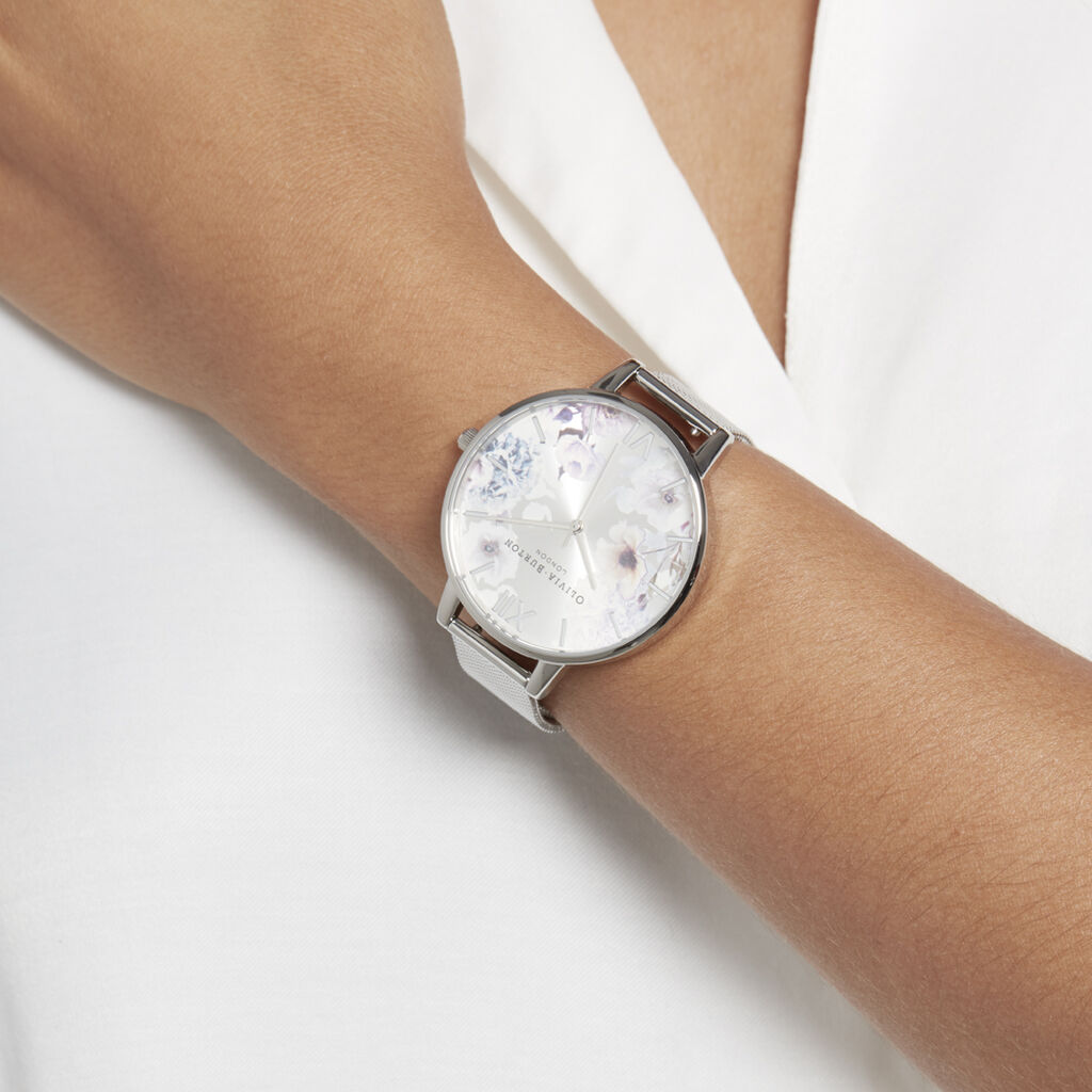 Montre Olivia Burton Sunlight Florals Argent