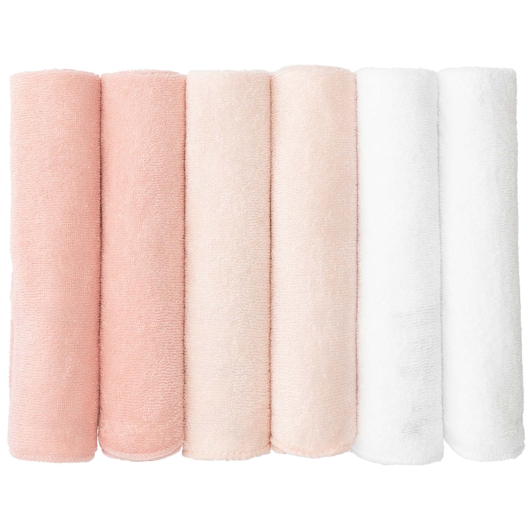 Prénatal monddoekjes badstof 6 stuks  roze