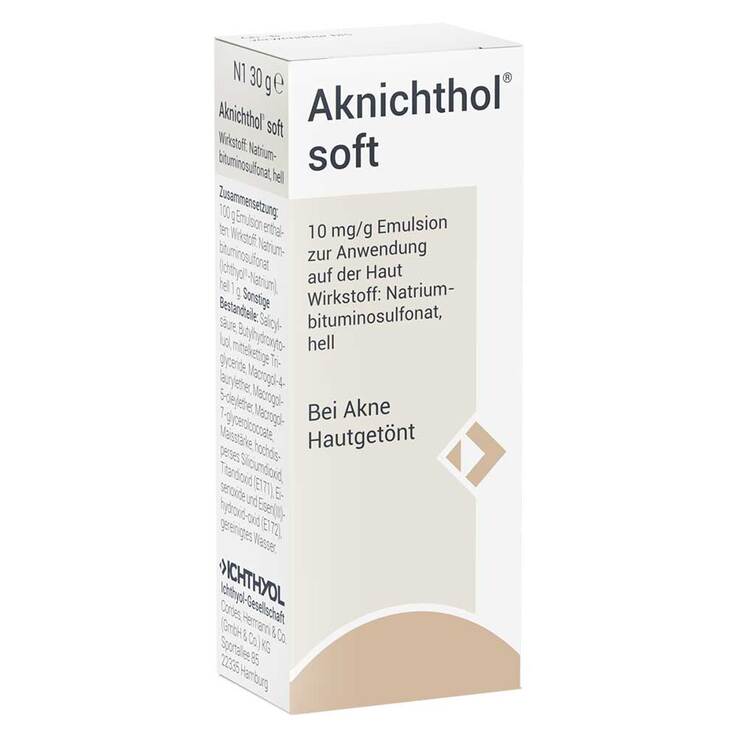 Aknichthol soft Emulsion, 30 g