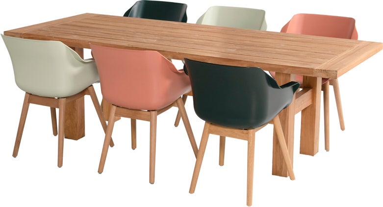 Hartman tuinstoel Sophie Studio groen / teak