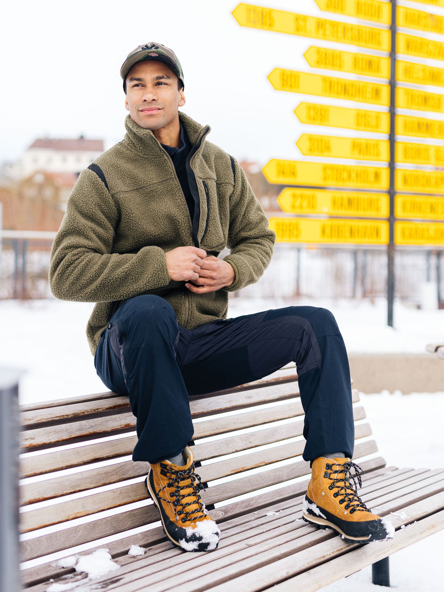 Finse Sherpa Fleece Herre