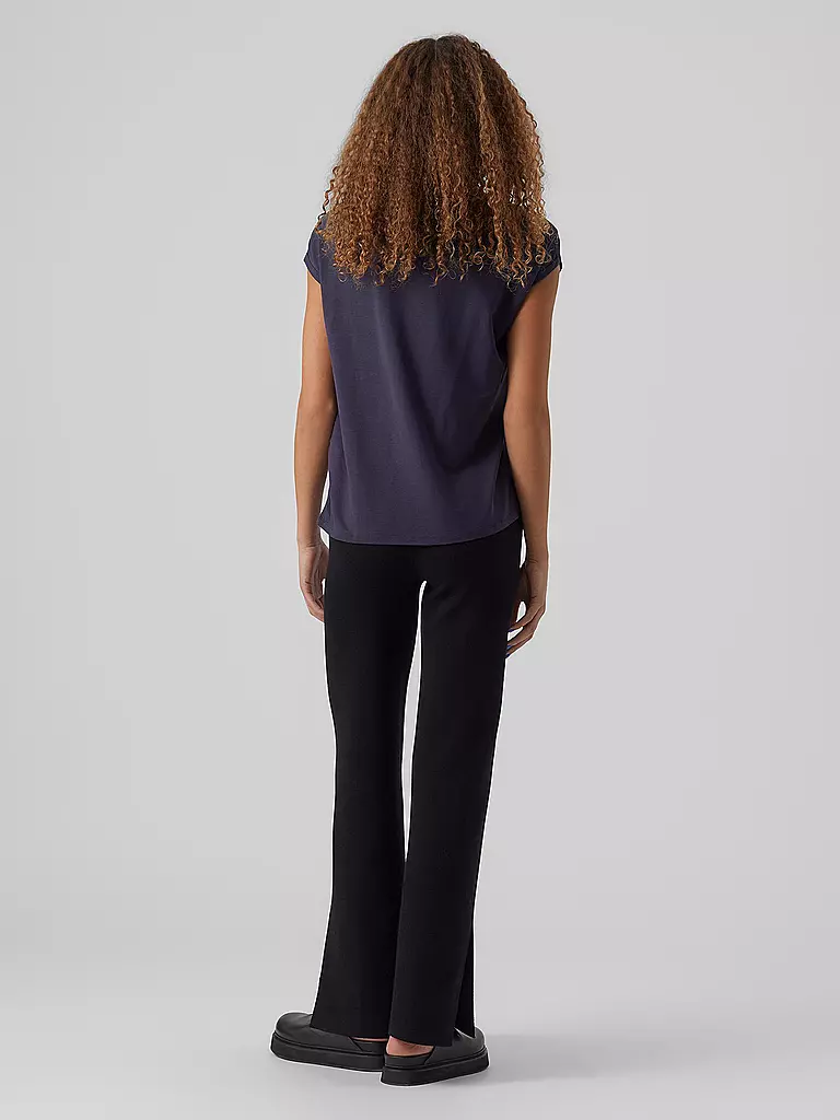 VERO MODA T-Shirt VMAVA dunkelblau