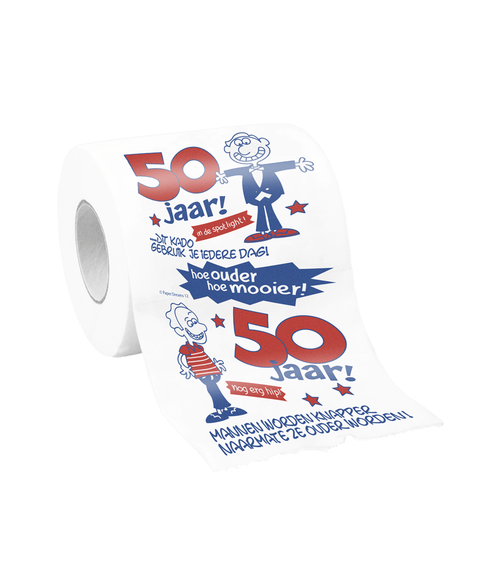 Toiletpapier 50 Jaar Man