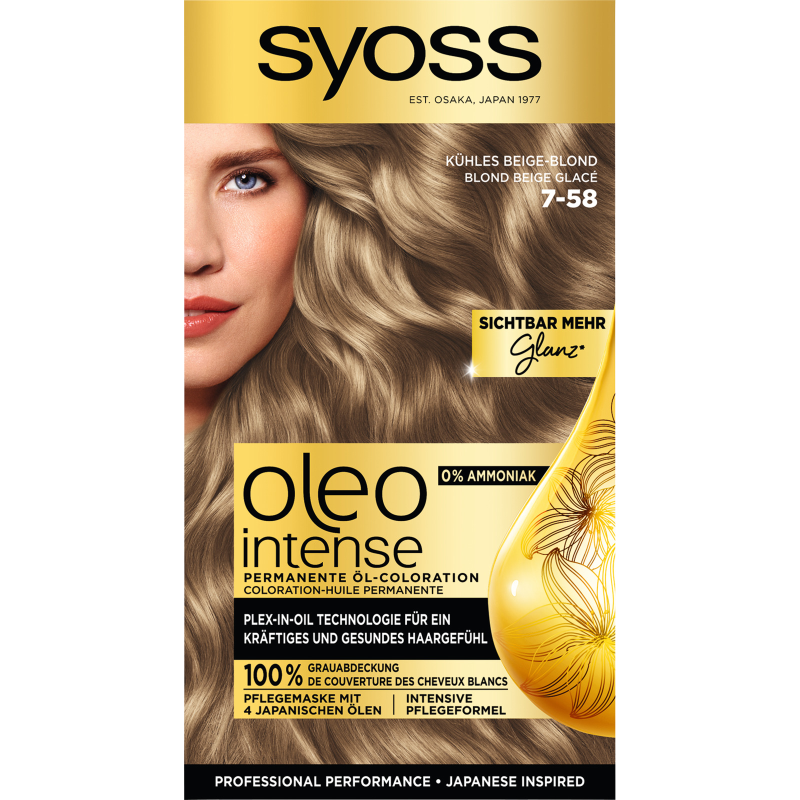 Syoss Oleo Intense 7-58 Kühles Beige Blond