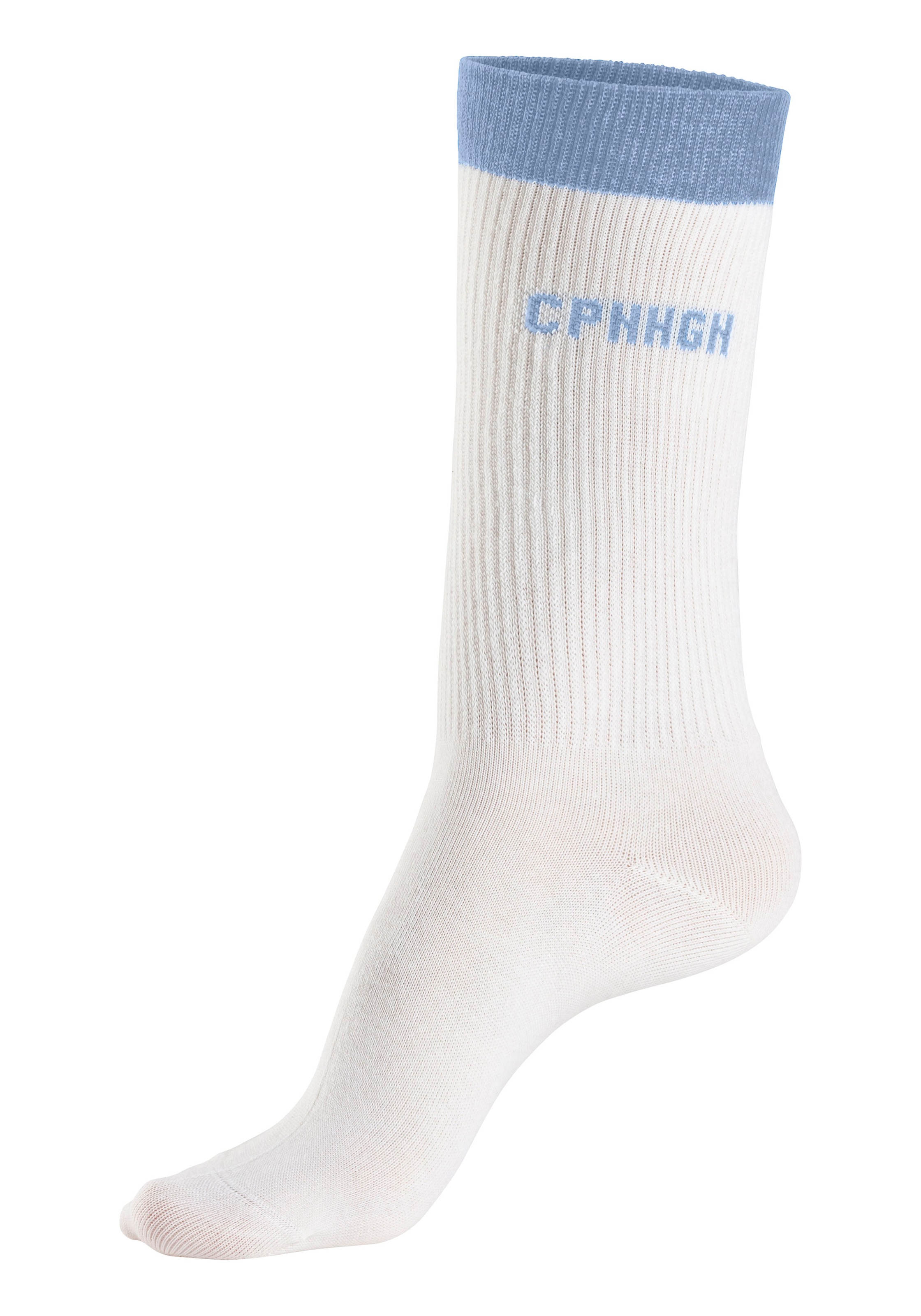 Copenhagen Studios Tennissocken Packung, 2 Paar tlg. mit kontrastfarbenem Bund