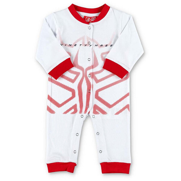 marc marquez - Pyjama bébé Ant Ninety Three Blanc / Rouge