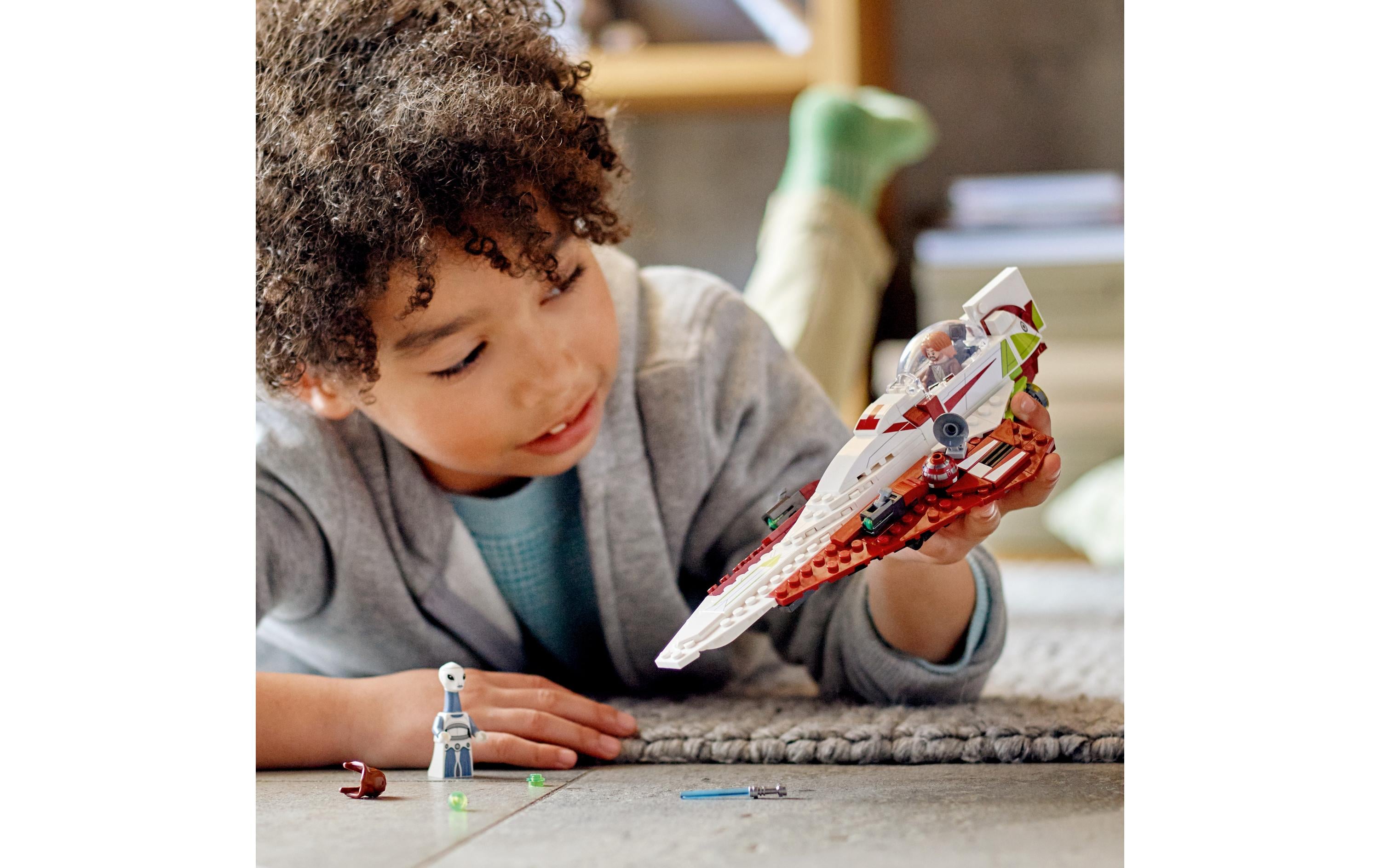 Star Wars Obi-Wan Kenobi's Jedi Starfighter 75333Modell eines klassischen Sternjägers