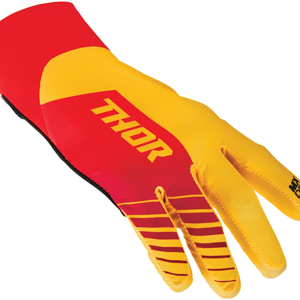 Thor Motocross - Gants Agile Analog Jaune / Rouge