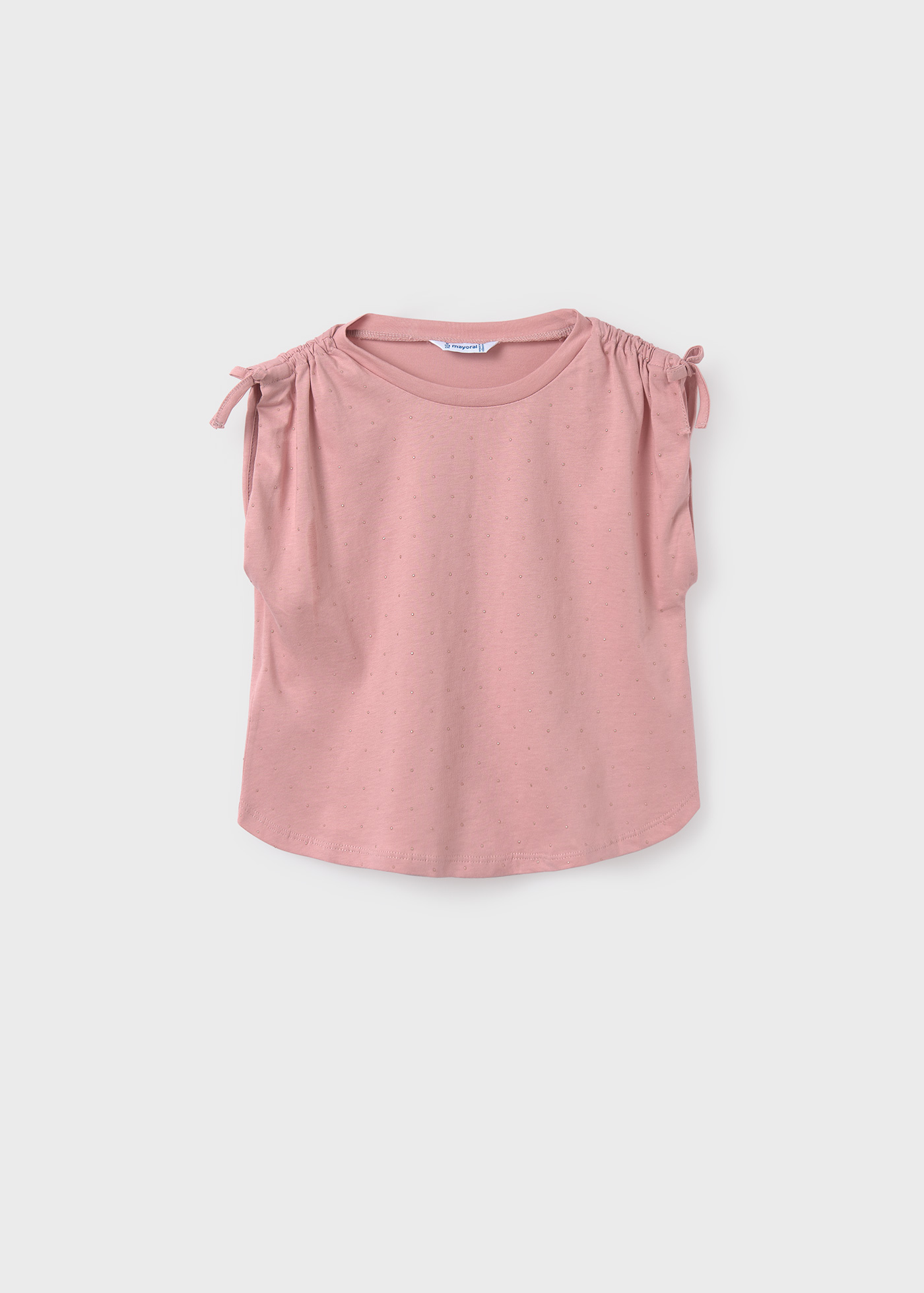 Camiseta infantil de bolinhas