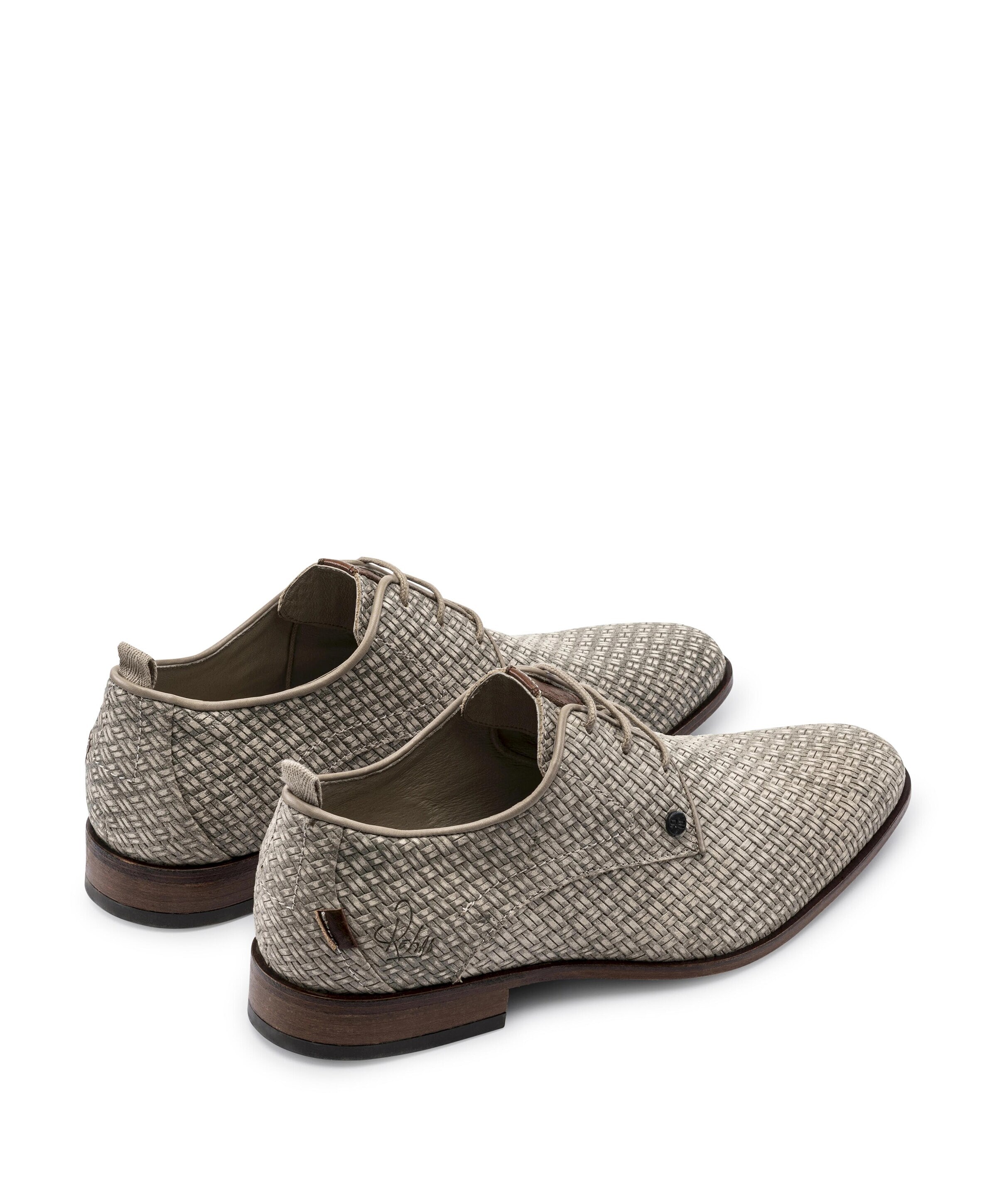 Rehab Greg braid heren veterschoenen beige