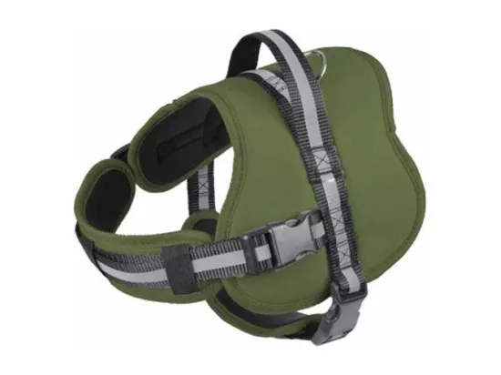 Harnais réglable matelassé pour chien 