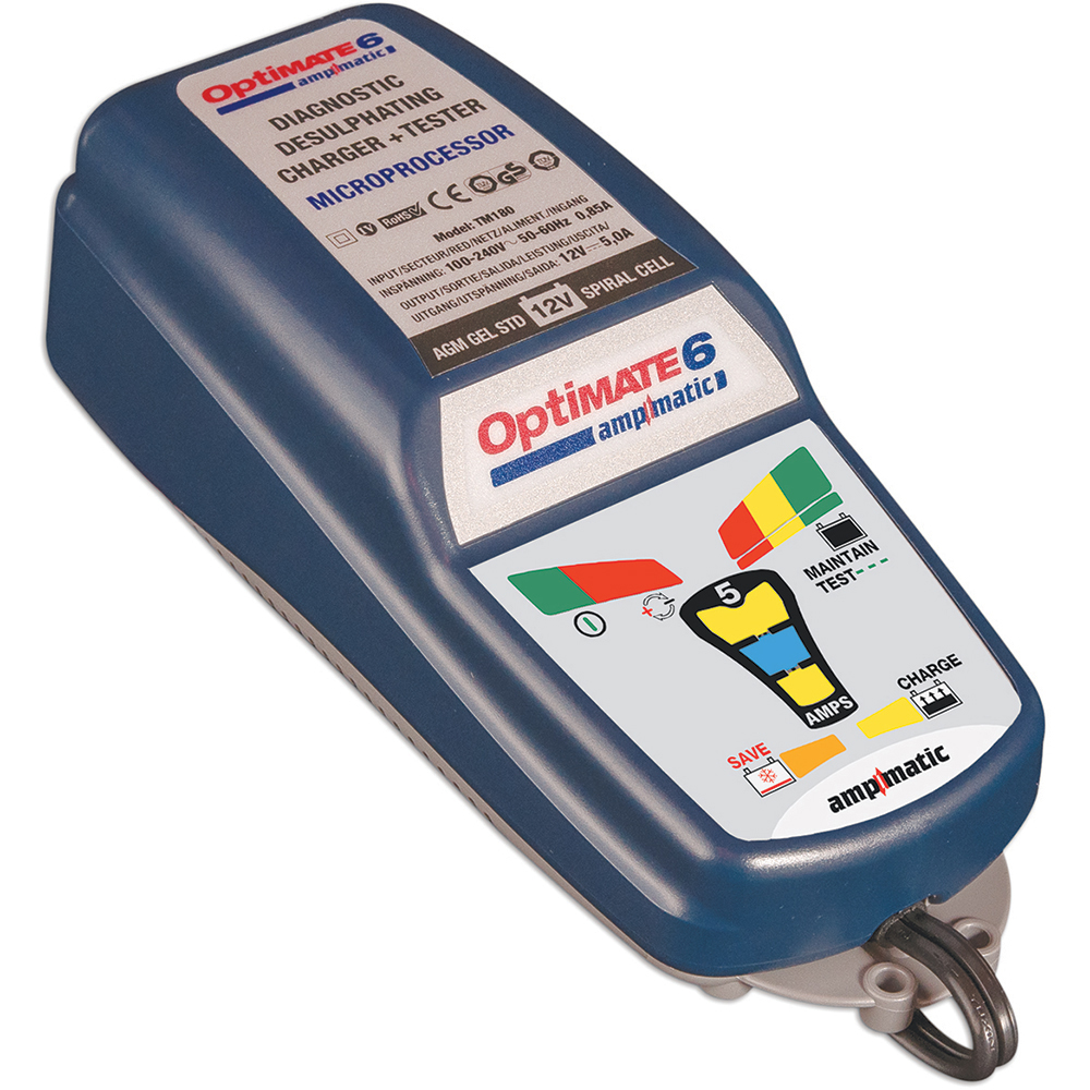TecMate - Chargeur de batterie Optimate 6 TM180