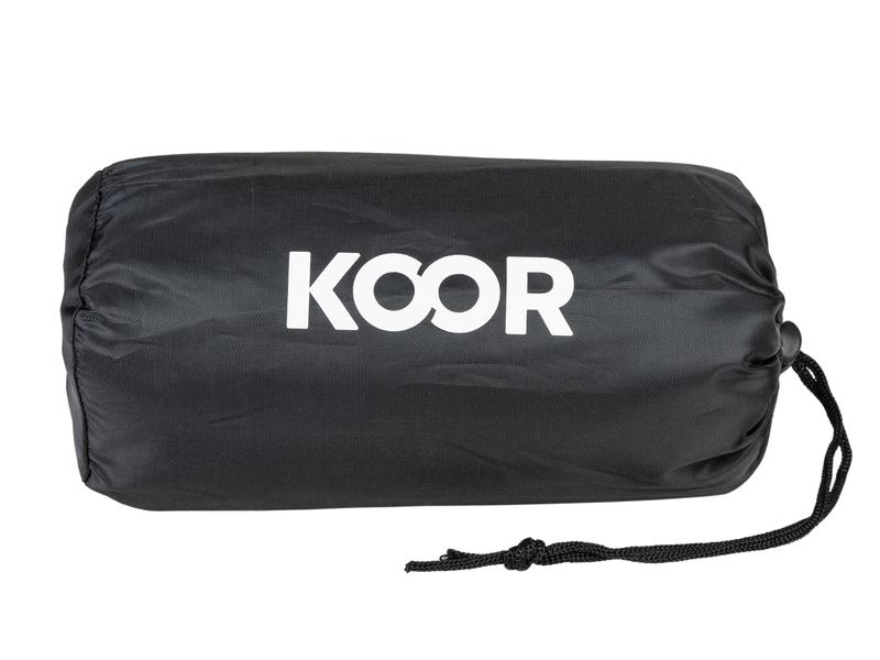 KOOR Schlafsackeinlage Bozoolo Grau Baumwolle 80 x 220 cm Innenschlafsack für mehr Wärme und Komfort
