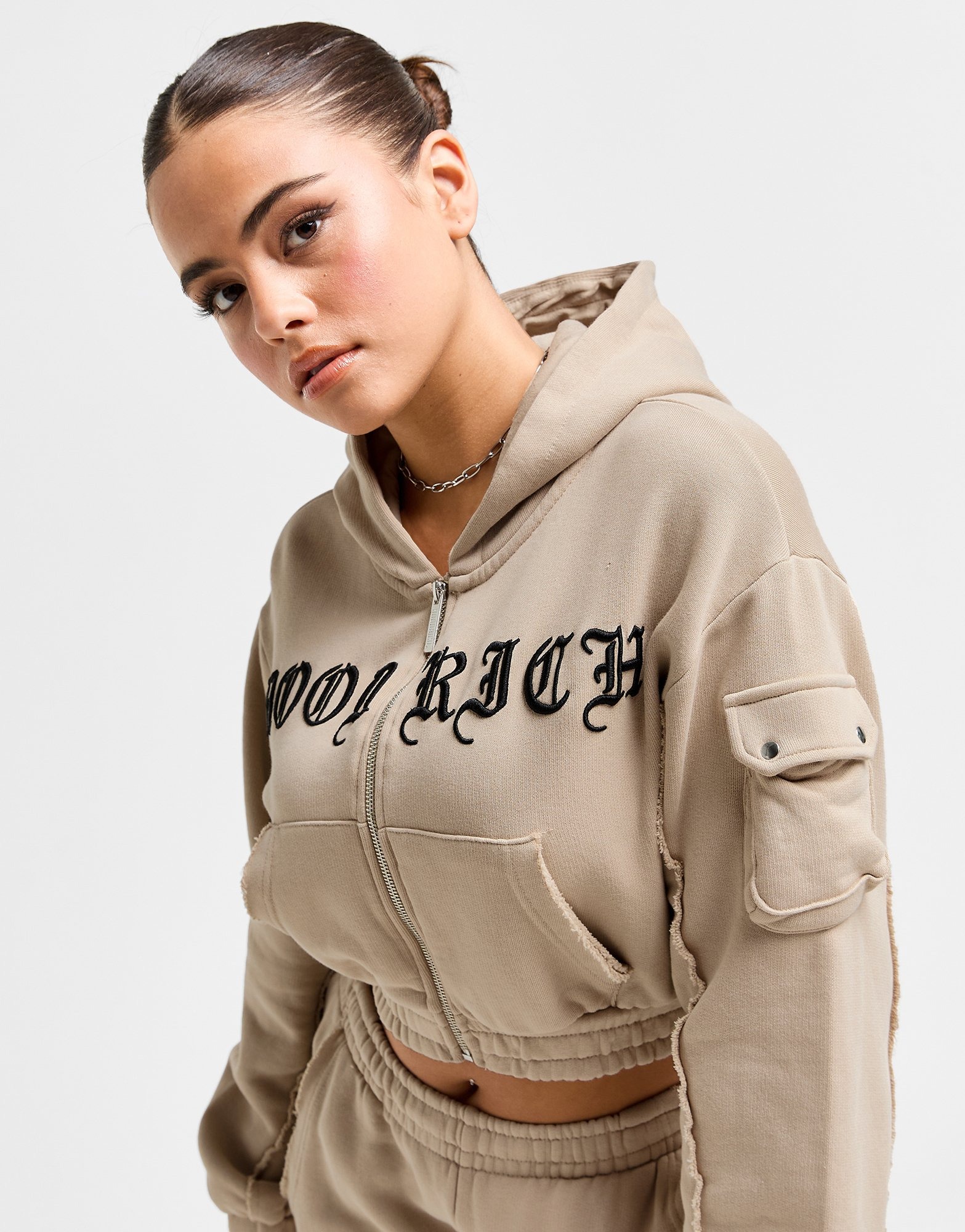 Hoodrich Sweat à Capuche Zippé Dusk Femme