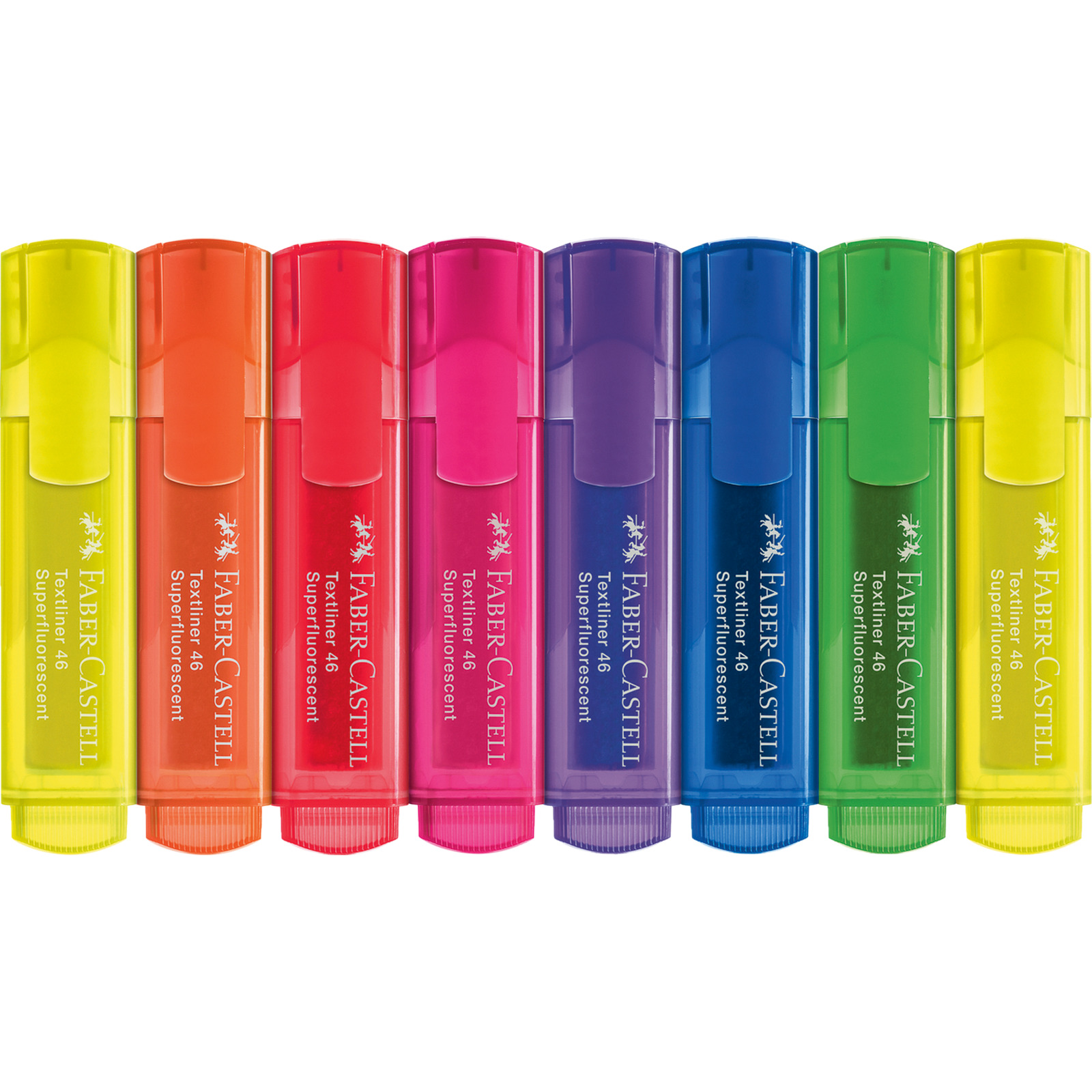 Faber-Castell Textmarker TL 46 Superfluor, 8 Stück