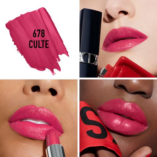 Dior Rouge Refillable Extra Satin Lipstick, 678 Culte