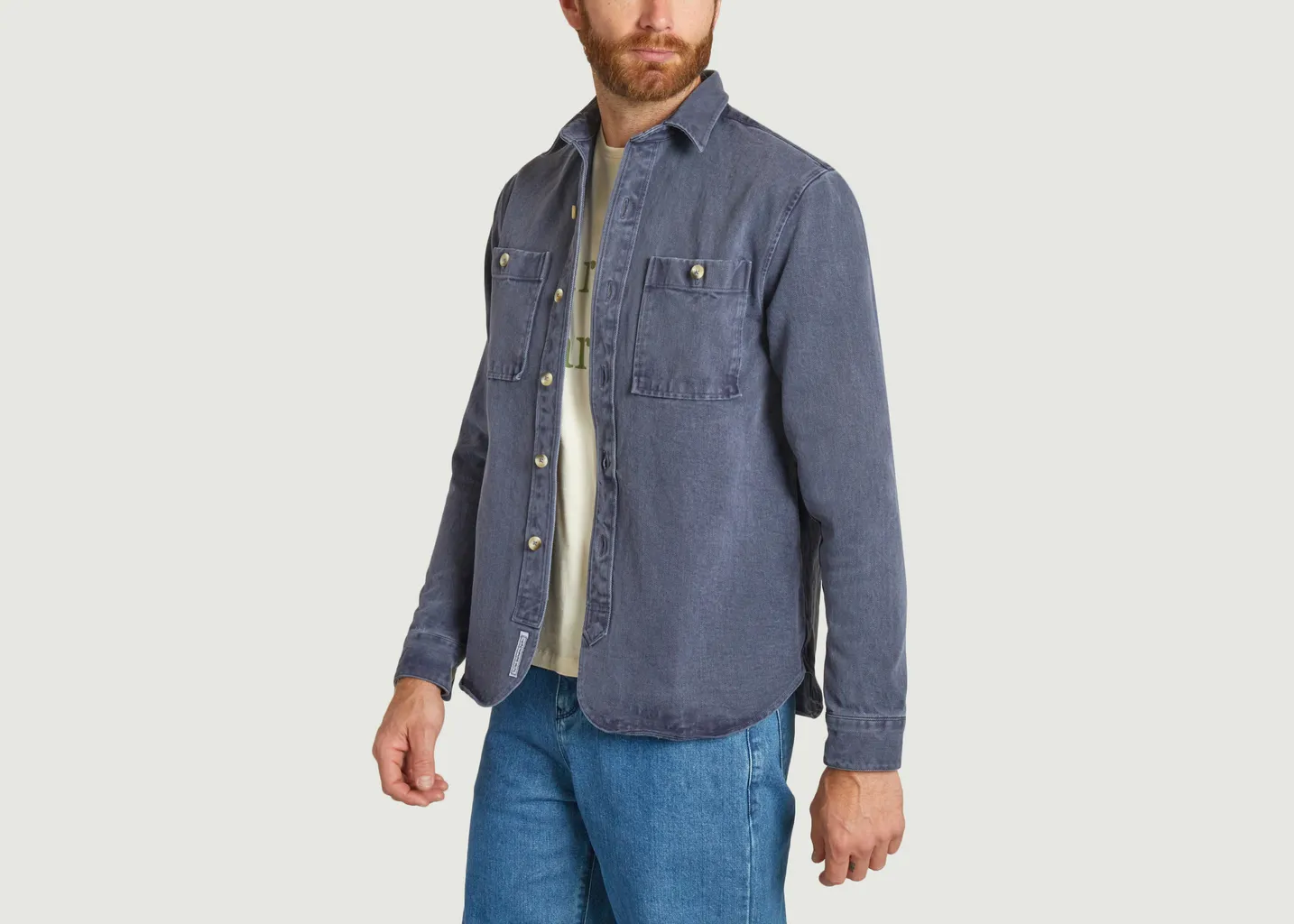 Surchemise en twill Cuisse de Grenouille