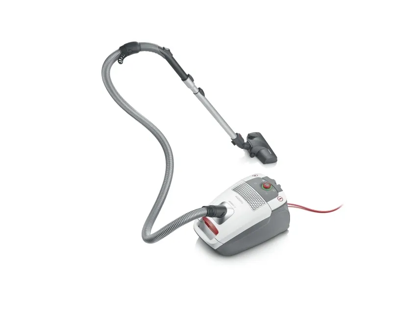 SEVERIN S'POWER BC 7047 - Støvsuger - beholder - pose - 850 W - hvid/rød