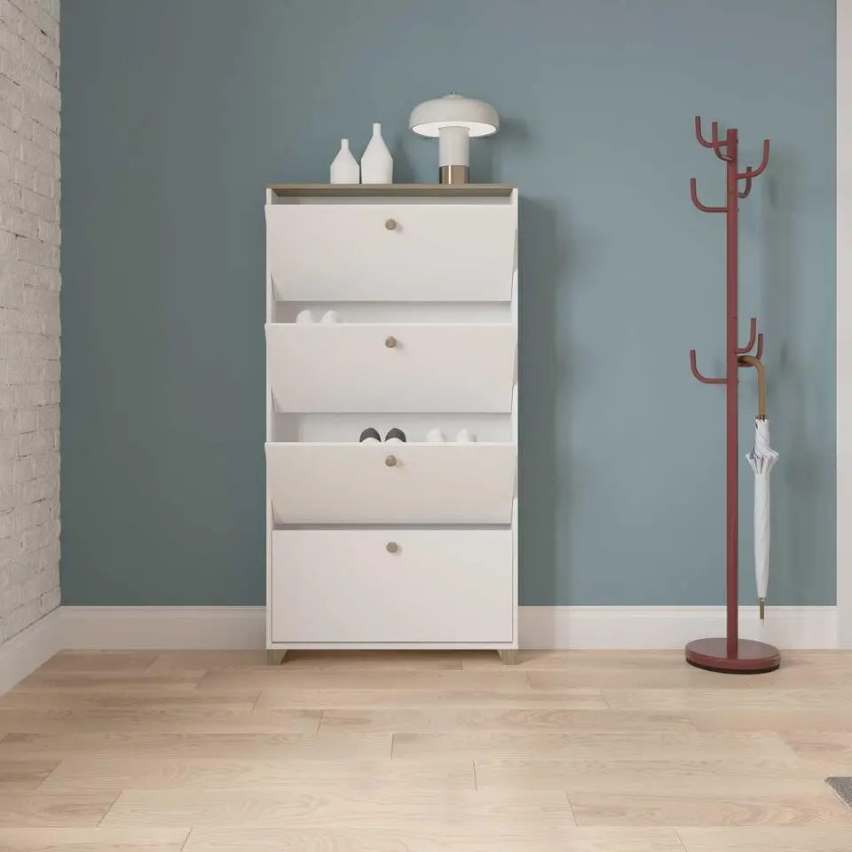 CALICOSY - Schoenenkast IZZY - - 154,2x80,8x17,8 cm