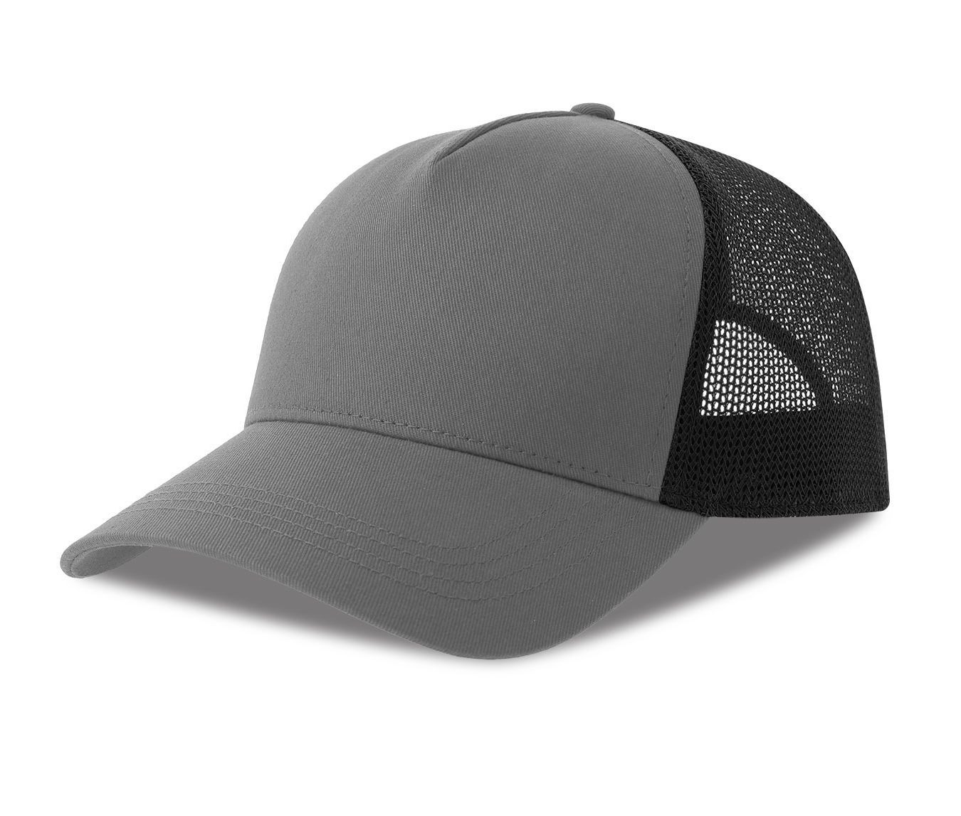 ATLANTIS HEADWEAR AT228 - Casquette 5 pans style trucker en coton