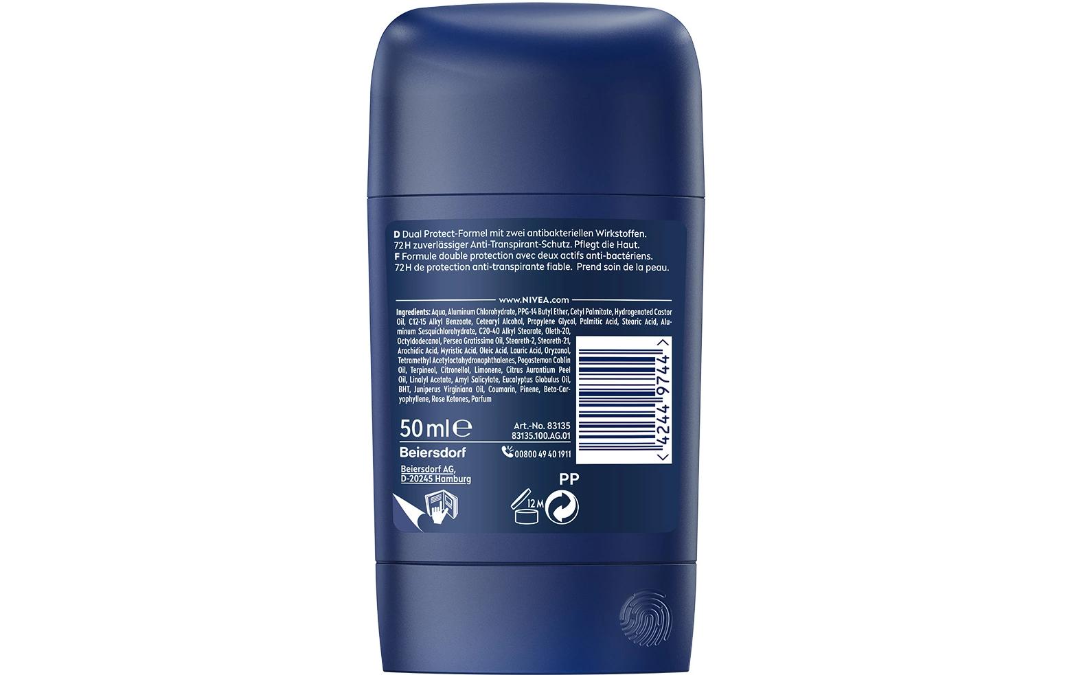 Deo Stick Dry Impact Male 50 mlAnti-Transpirant-Stick mit patentierter Emulsionstechnologie für 48h sanften Schutz und sanfte Anwendung