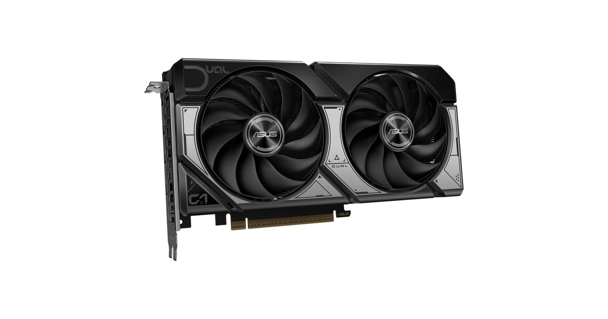 ASUSDUAL GeForce RTX 5060 Ti OC 16G grafische kaart  (Zwart, 3x DisplayPort, 1x HDMI)
