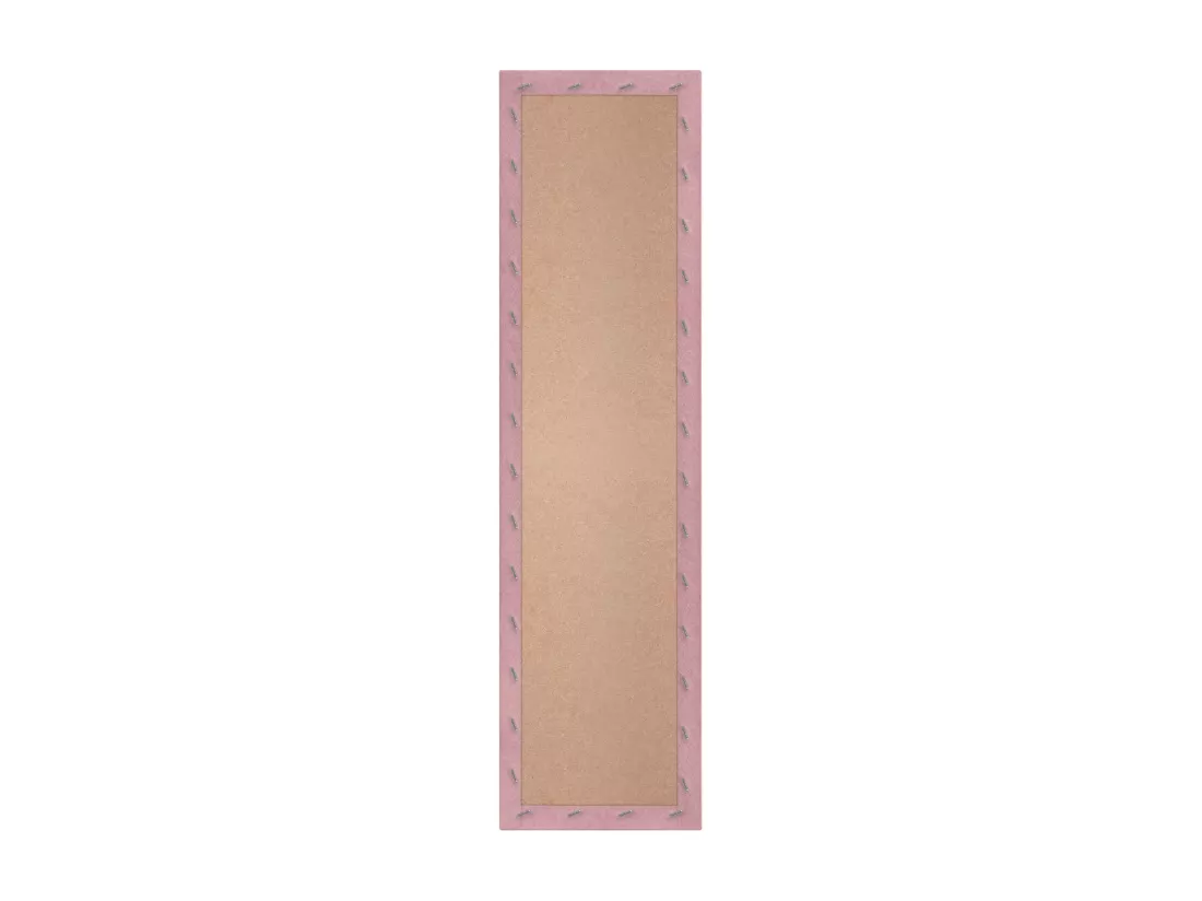 DHOME Lot de 6 Panneaux Rembourrés en Tissu Aqualine Autocollants pour Mur Acoustiques Absorbants Protection contre les Chocs (Rose, 60x30cm, x6)